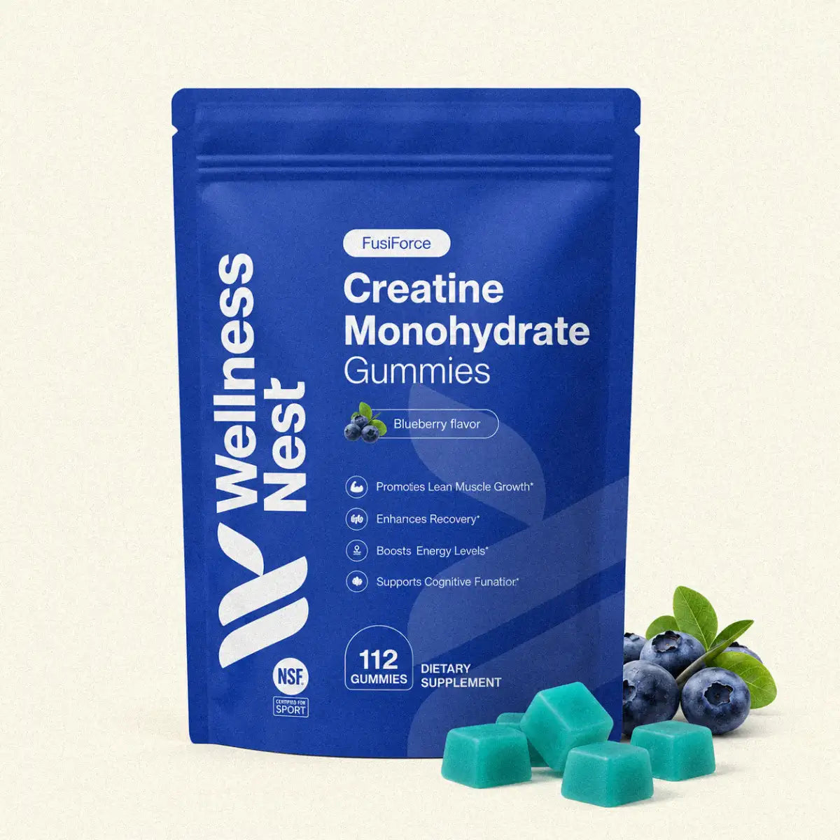 FusiForce Creatine Gummies - Blueberry - image 1
