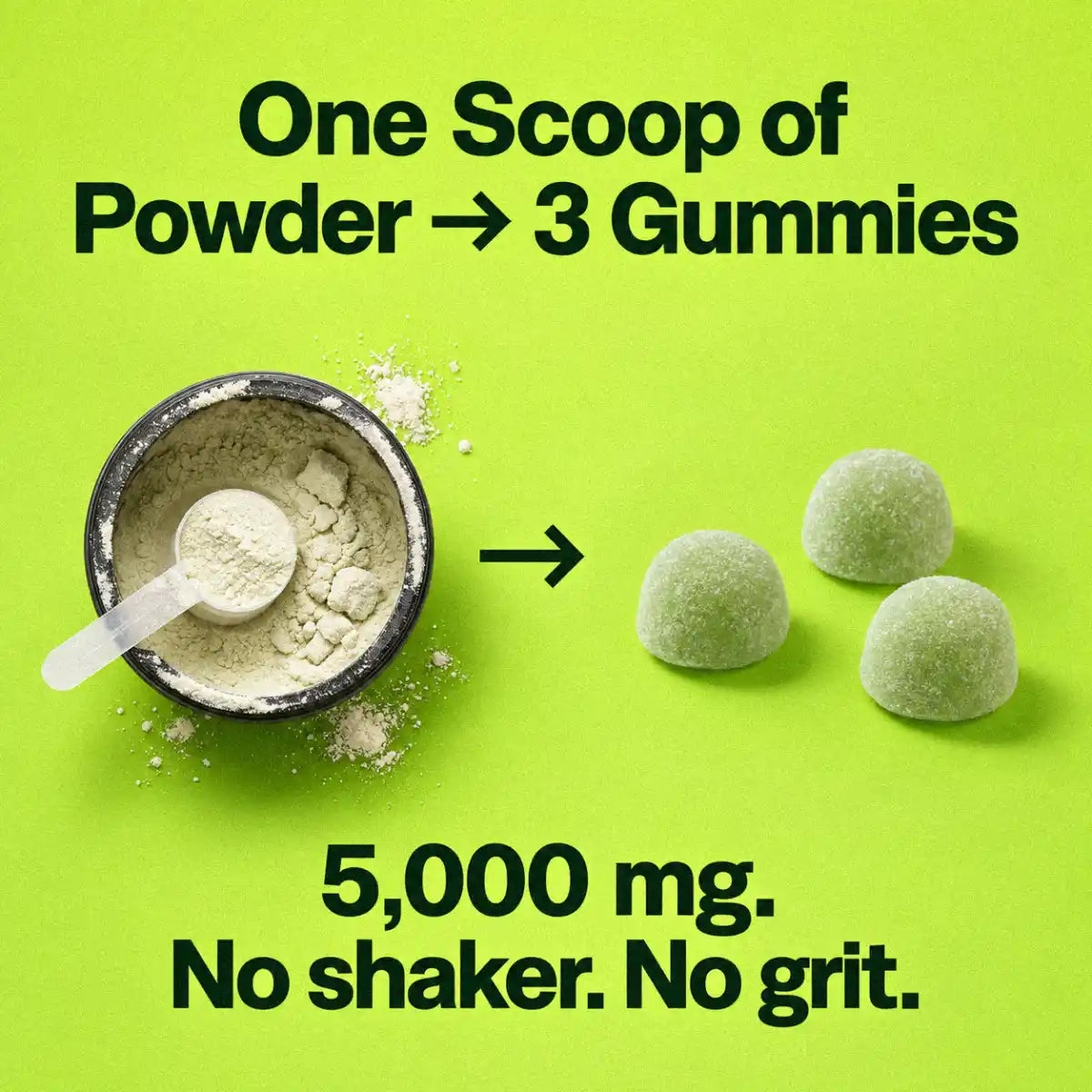 FusiForce Creatine Gummies - Green Apple - image 2
