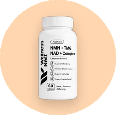 Single AgeAura NMN + TMG bottle (30-Day Supply, 60 capsules)